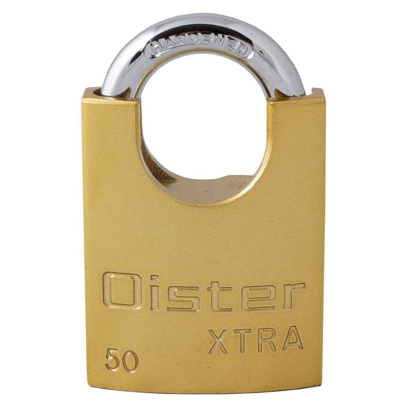 Candado Oister XTRA Hombros 50mm - Fierro Bronce.-0