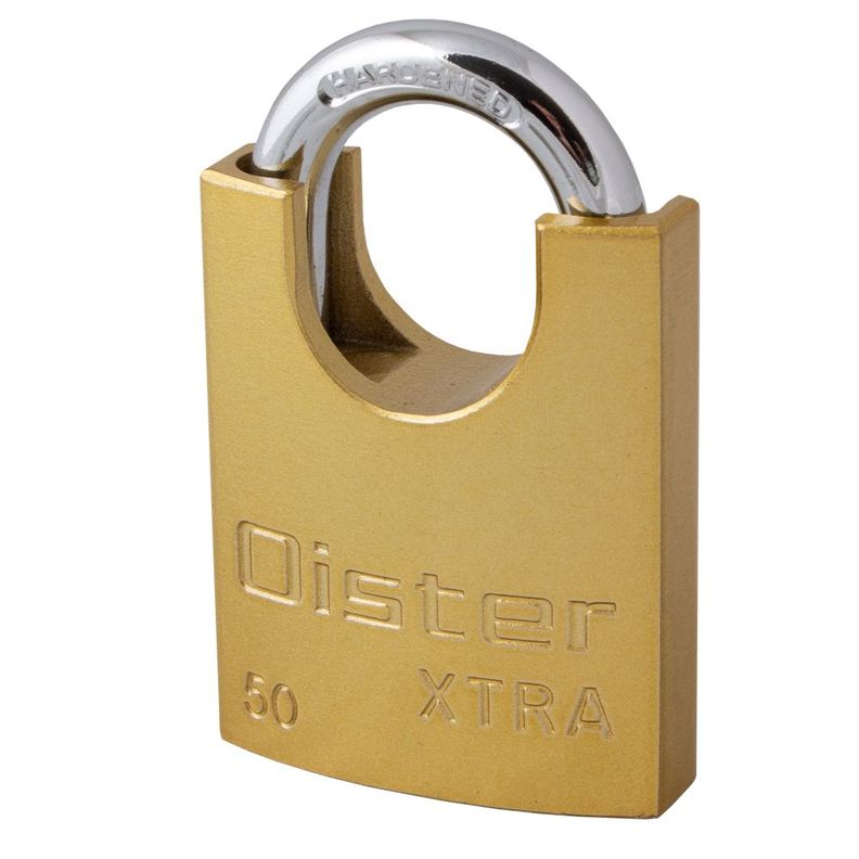 Candado Oister XTRA Hombros 50mm - Fierro Bronce.-1