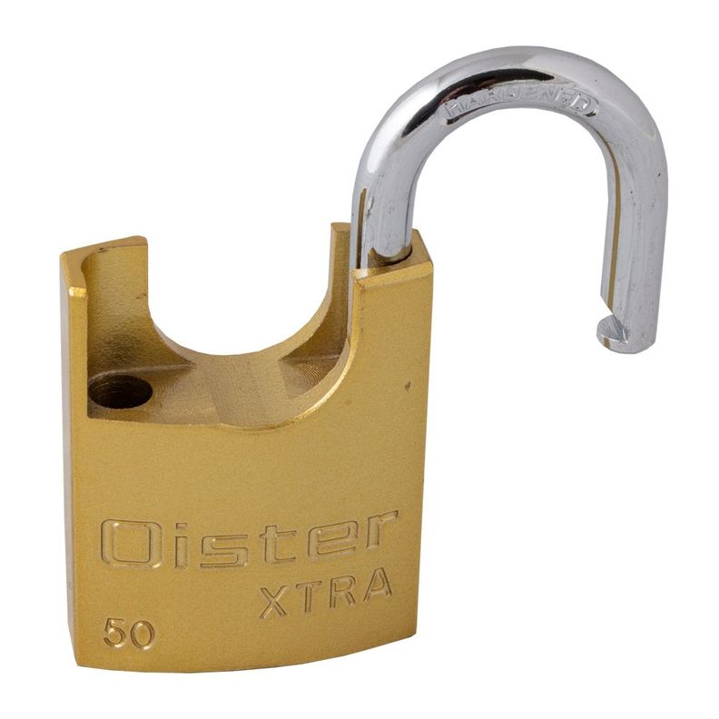 Candado Oister XTRA Hombros 50mm - Fierro Bronce.-5