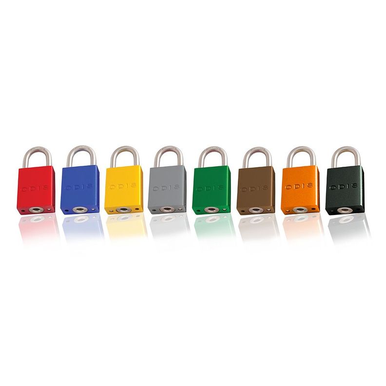 Candado Bloqueo Aluminio Odis 38mm - Negro-2