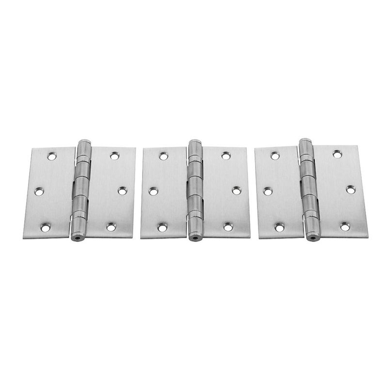 Pack 3 Bisagras Fierro Odis Con Rodamiento 3,53,52,2mm - Plata Gris
