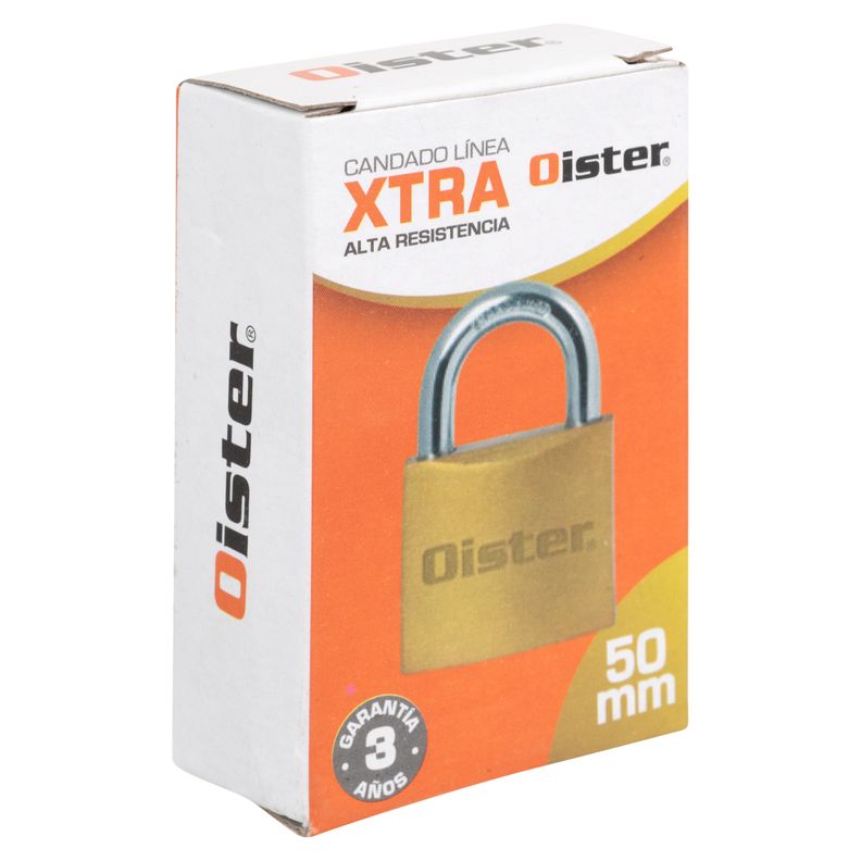 Candado Oister XTRA 50mm - Fierro Bronce-4