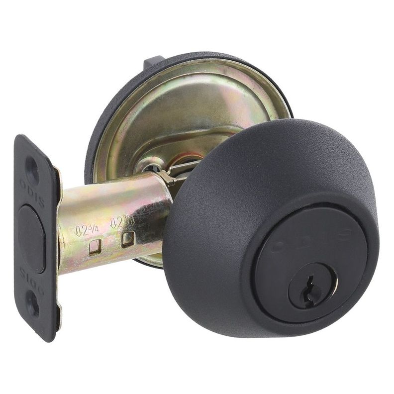 Cerrojo Cilíndrico Odis 501 Llave-Seguro - Negro-0
