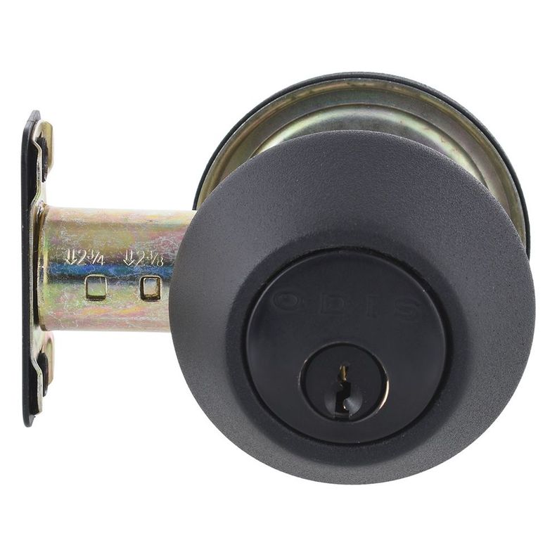 Cerrojo Cilíndrico Odis 501 Llave-Seguro - Negro-1