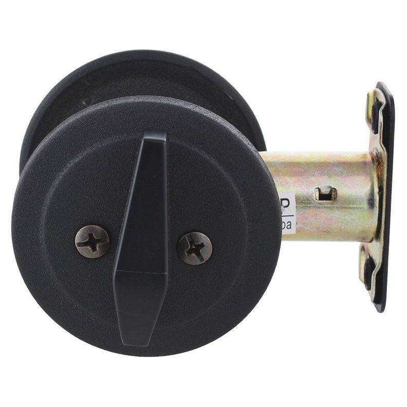 Cerrojo Cilíndrico Odis 501 Llave-Seguro - Negro-2