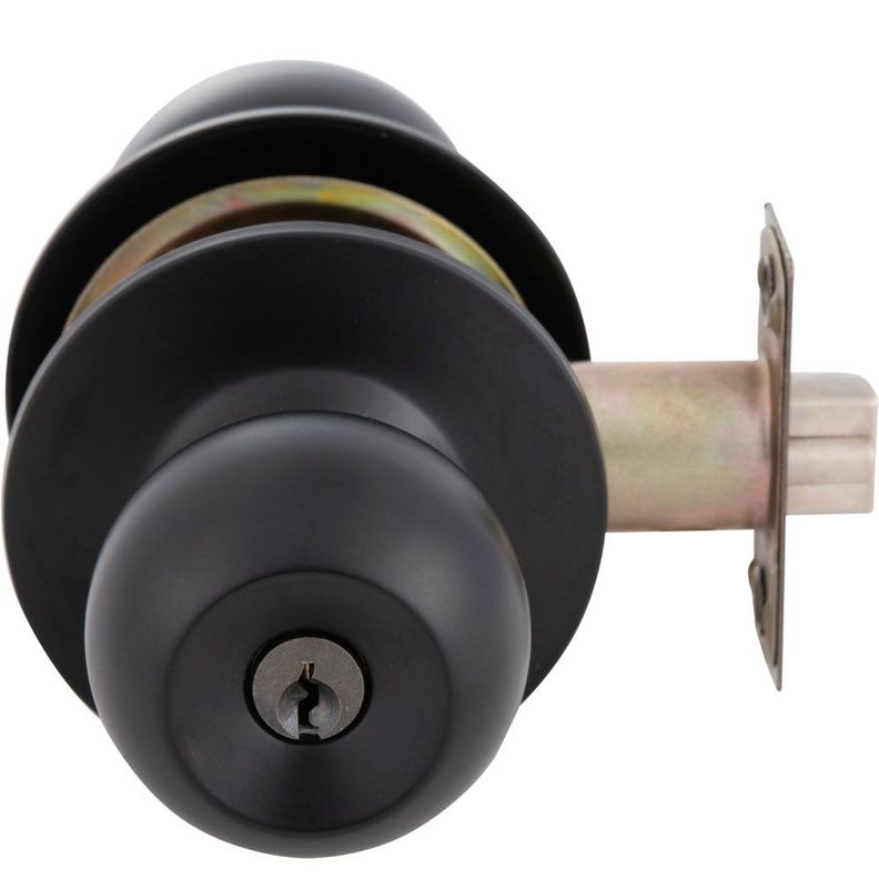 Cerradura Cilíndrica Oister 101 Dormitorio Negro-4