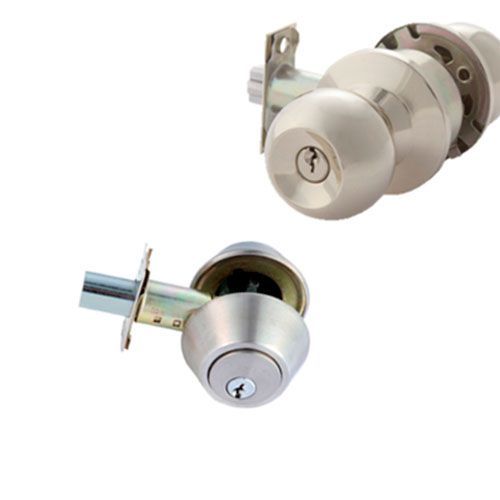 Pack Cerradura Cilíndrica Odis 201 Acceso + Cerrojo 502 Llave Igualada-0