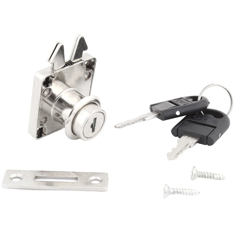 Cerradura Muebles Odis Corredera 2470-1922 Plata-4