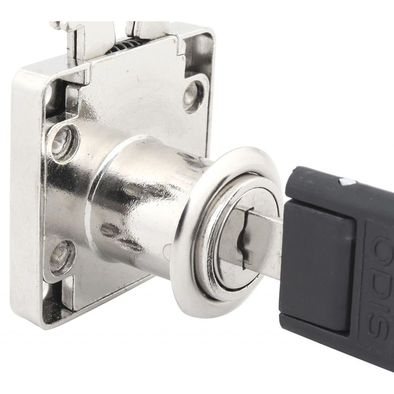 Cerradura Muebles Odis Corredera 2470-1922 Plata-3