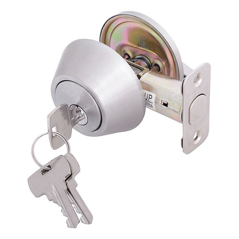 Cerrojo Odis 502 Llave-Llave - Plata.-1