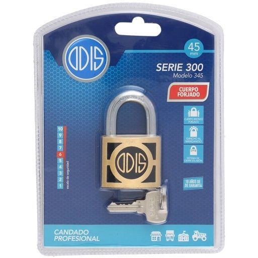 Candado Odis 345 45mm - Bronce Forjado-4