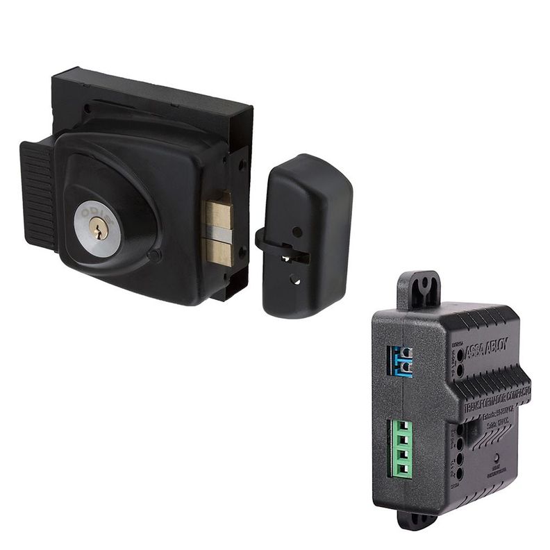 Kit Cerradura Eléctrica Sobreponer Odis 783 + Transformador-0