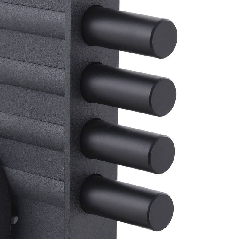 Cerrojo Embutir Odis 605 Llave-Seguro - Negro-2