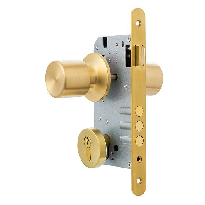 Cerradura Embutir Odis 205 Acceso - Bronce-2