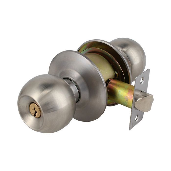 Cerradura Cilíndrica Oister 101 Dormitorio - Plata Satin-1