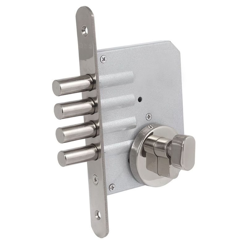 Cerrojo Embutir Odis 600 Llave-Llave - Plata-0