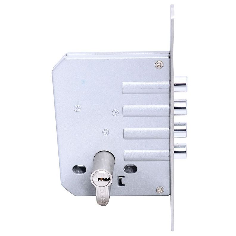 Cerrojo Embutir Odis 600 Llave-Llave - Plata-3