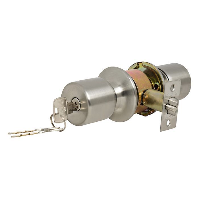 Cerradura Cilíndrica Odis 205 Dormitorio - Plata-2