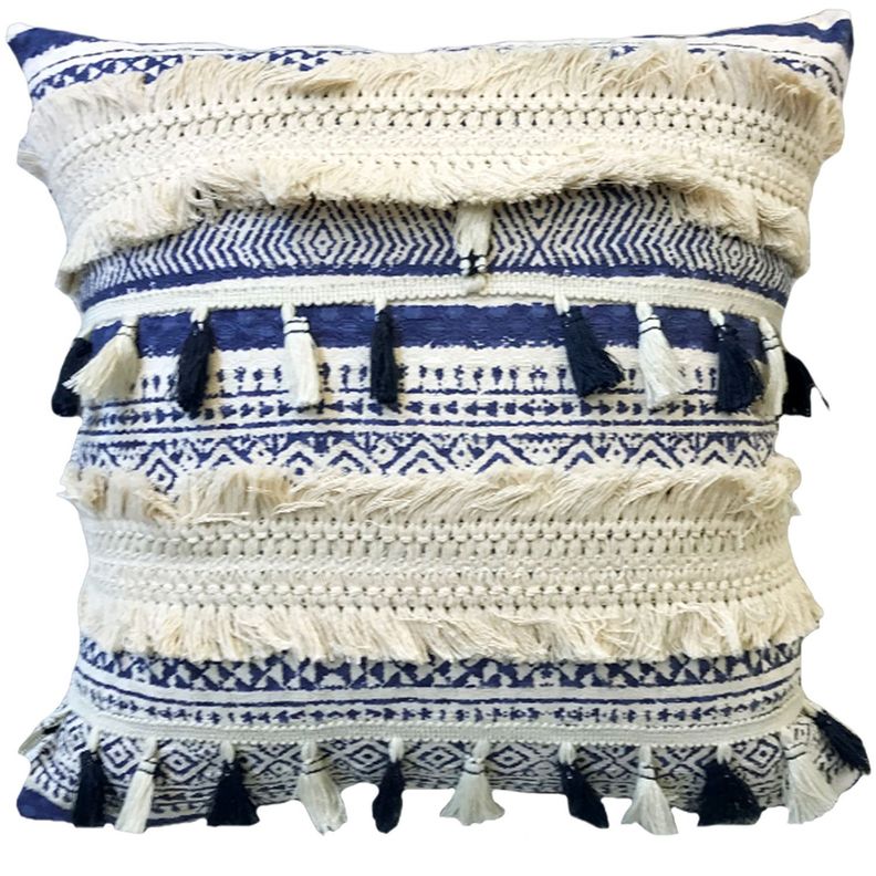 Cojín Boho Flecos 45×45-0
