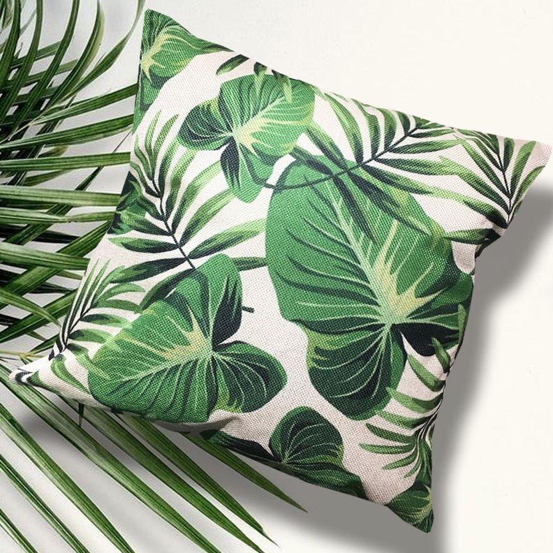 Cojín Tropical Lino 45×45-1