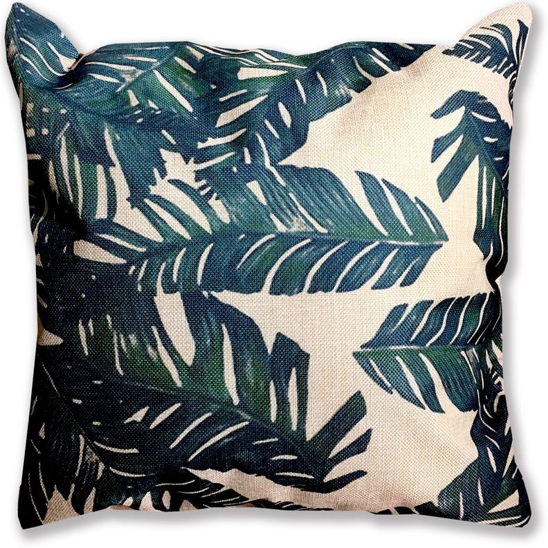 Cojín Plumas Petroleo Lino 45×45-0