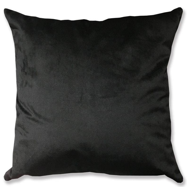 Cojín terciopelo Negro-1