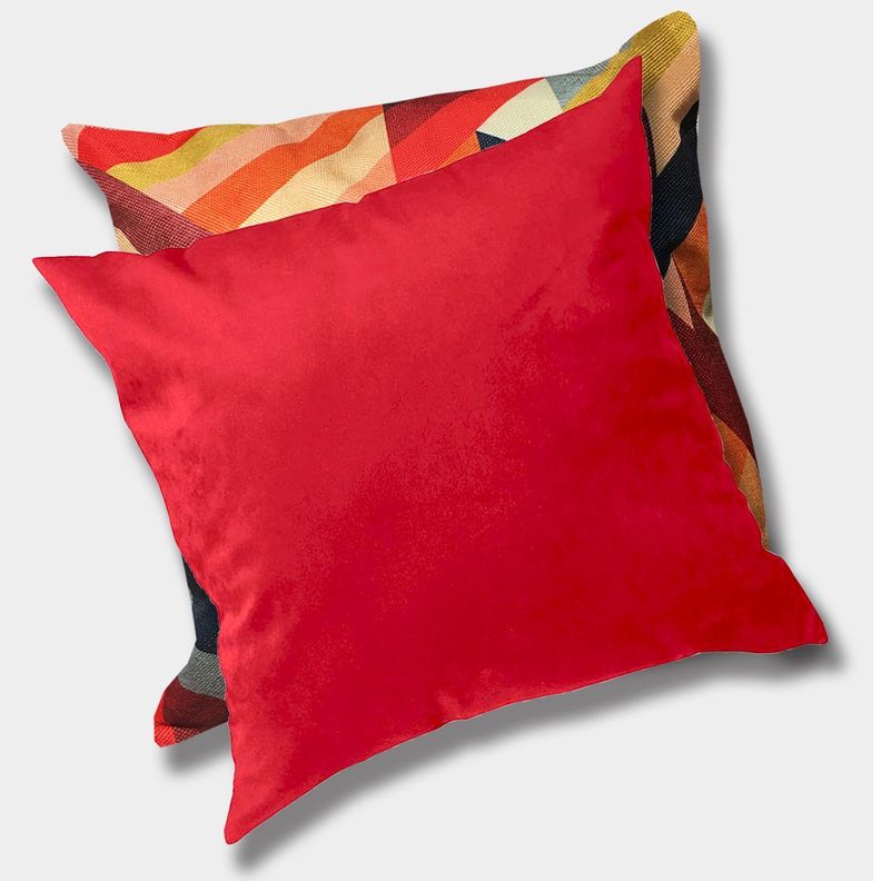 Cojín Terciopelo Velvet Rojo-2
