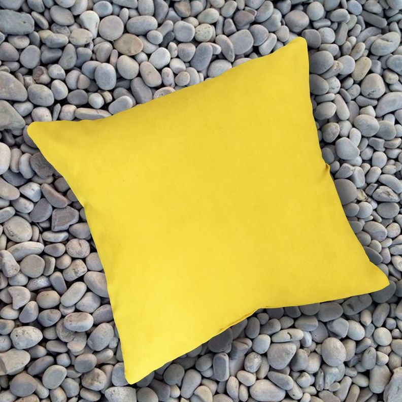 Cojín Algodón Amarillo 45x45-2