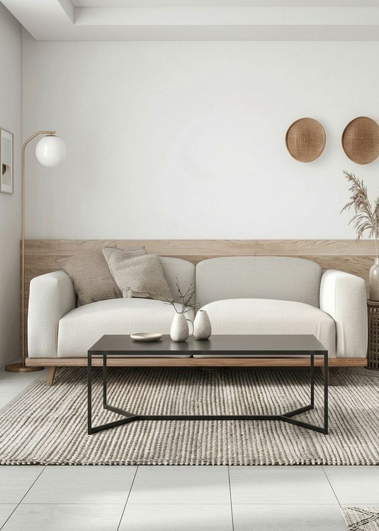 Mesa Centro / Arrimo Gotha Metalica Negro 120x50x40 Hecho a Mano