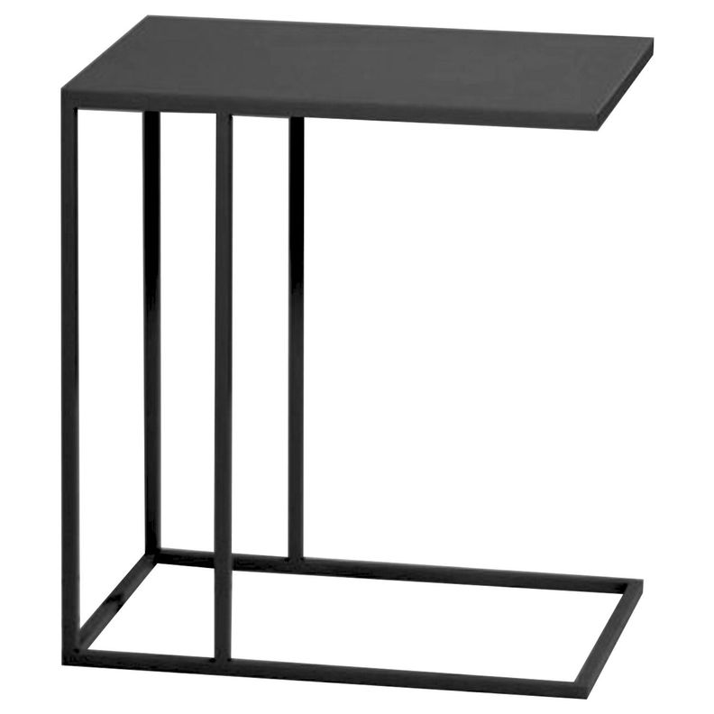 Mesa Lateral Soest Negra Negro Mate