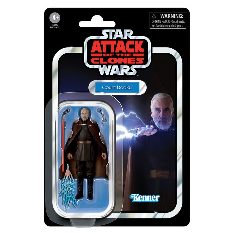 Figura de Acción Star Wars Vintage El Ataque de los Clones Conde Dooku-1