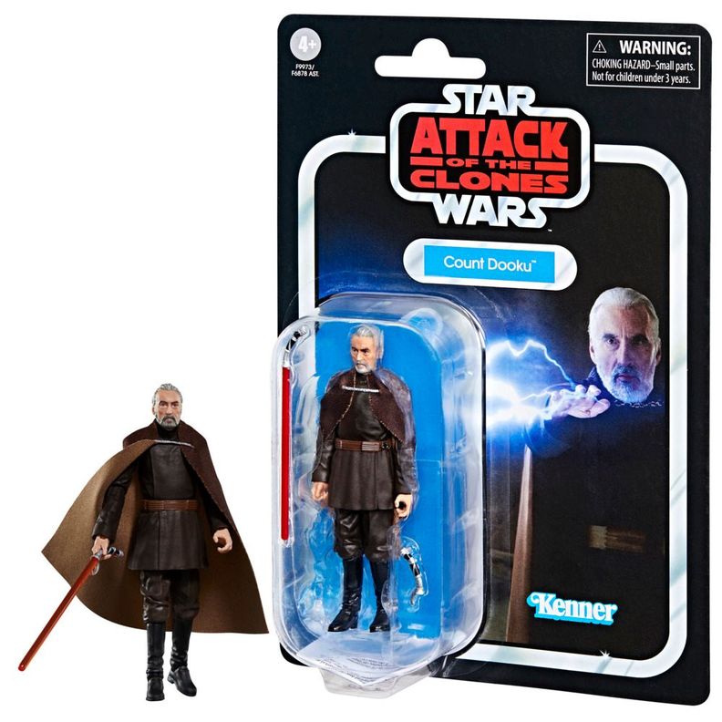 Figura de Acción Star Wars Vintage El Ataque de los Clones Conde Dooku-2