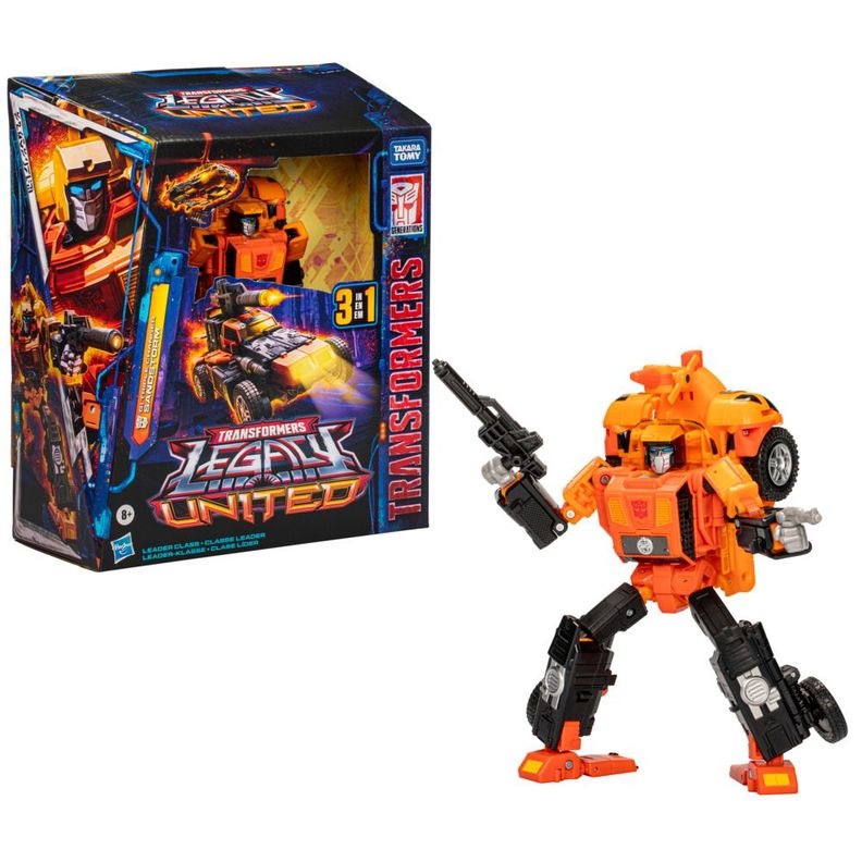 Figura de Acción Transformers Legacy United Leader G1 Sandstorm-3