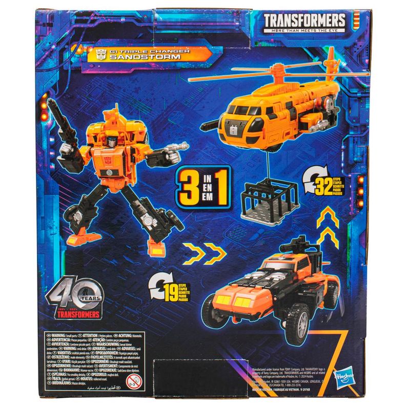Figura de Acción Transformers Legacy United Leader G1 Sandstorm-4