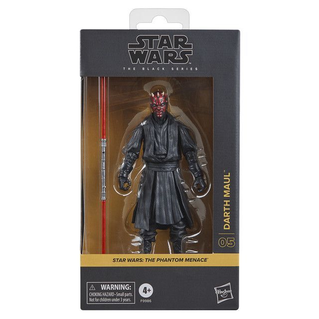 Figura de Acción Star Wars Black Series Amenaza Fantasma Darth Maul-1
