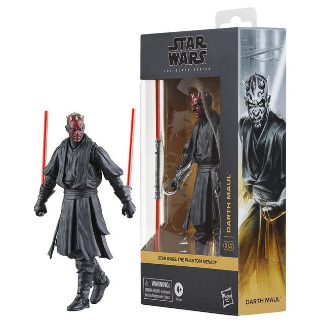 Figura de Acción Star Wars Black Series Amenaza Fantasma Darth Maul-2