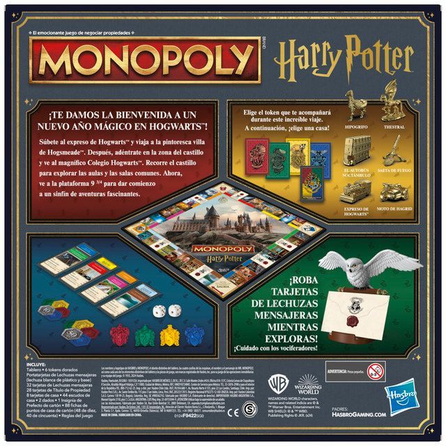 Juego de Mesa Monopoly Harry Potter-3