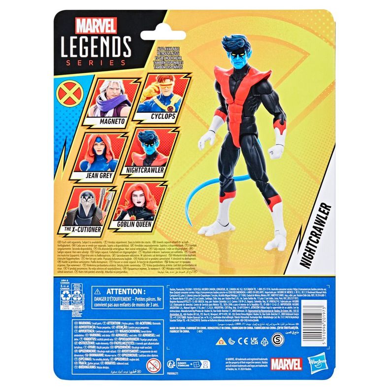 Figura de Acción Marvel Legends Series X-Men Rondador Nocturno-3
