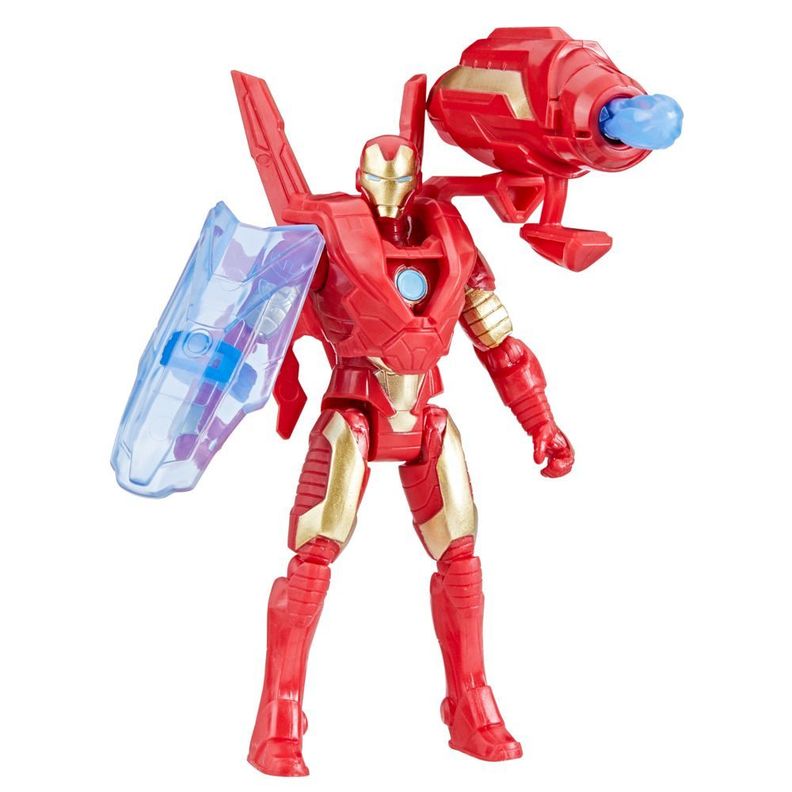 Figura de Acción Marvel Avengers Epic Hero Series Iron Man Con Equipamiento de Batalla-3