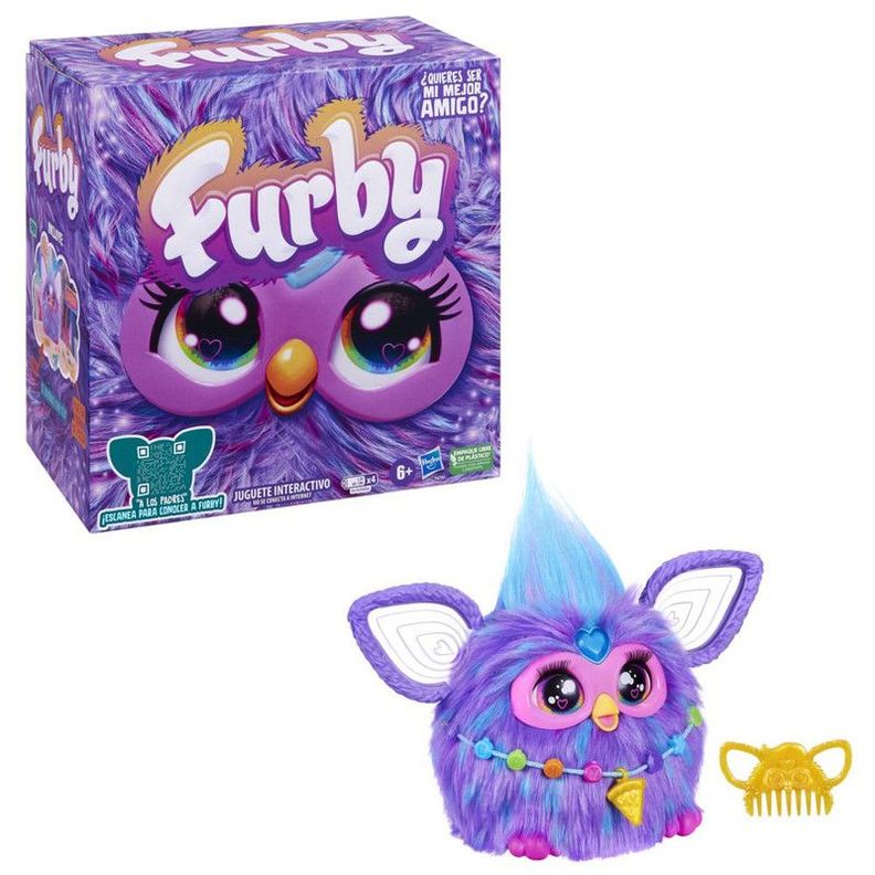 Peluche Furby Interactivo Morado-2