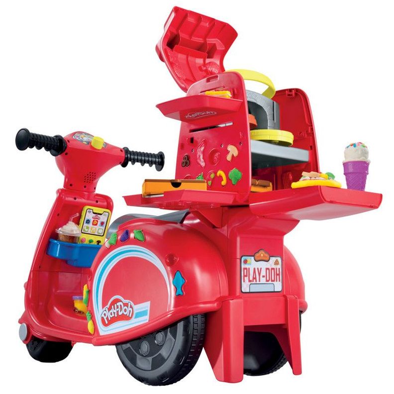 Masas y Plastilinas Play Doh Kitchen Creations Moto Repartidora de Pizzas-4