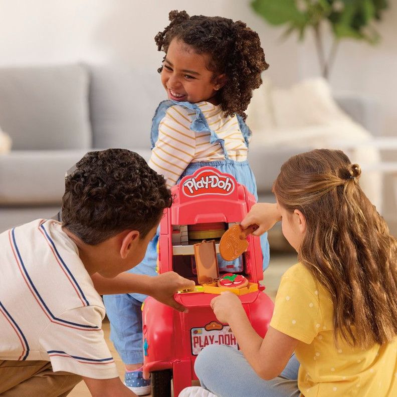 Masas y Plastilinas Play Doh Kitchen Creations Moto Repartidora de Pizzas-5