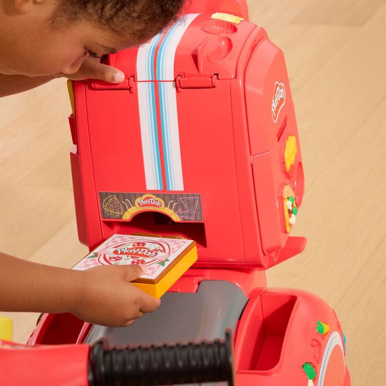 Masas y Plastilinas Play Doh Kitchen Creations Moto Repartidora de Pizzas-8