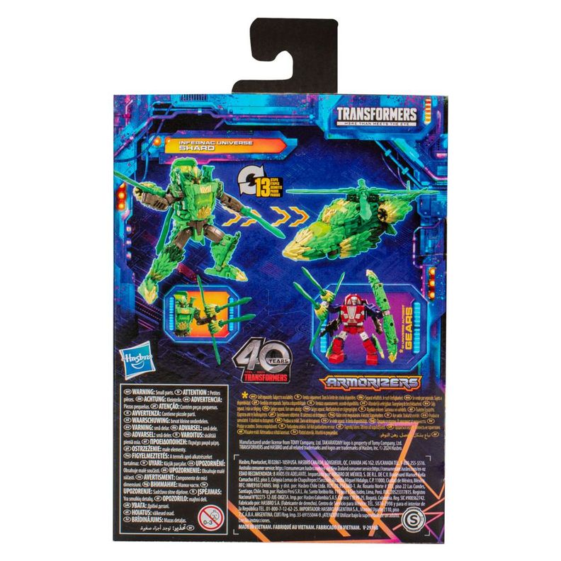 Figura de Acción Transformers Legacy United Deluxe Infernac Universe Shard -4