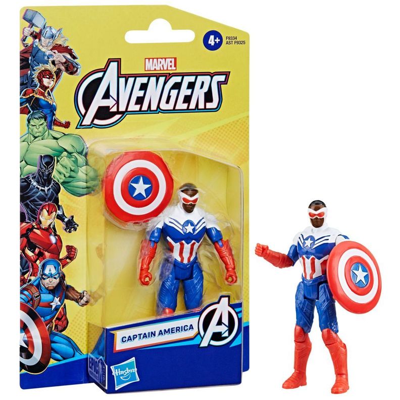 Figura de Acción Marvel Avengers Epic Hero Series Capitán América-1