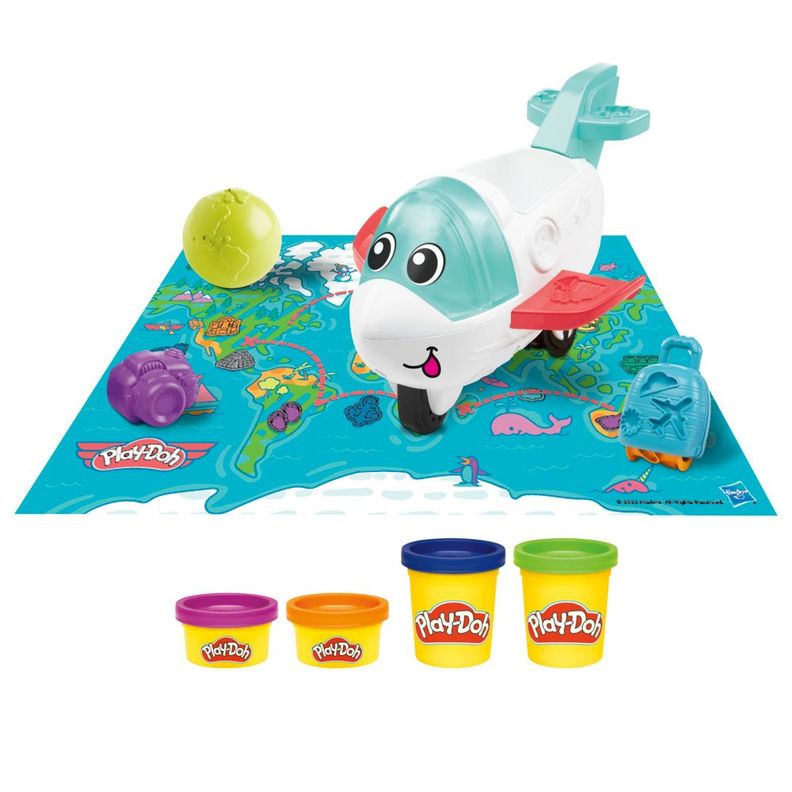 Masas y Plastilinas Play Doh Starters Primeras Creaciones Con El Avión-2