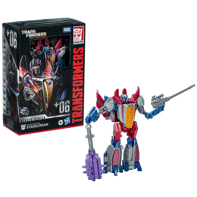 Figura de Acción Transformers Studio Series War for Cybertron Voyager Starscream-2