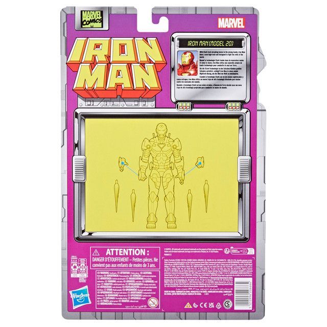 Figura de Acción Marvel Legends Series Iron Man (Model 20)-3