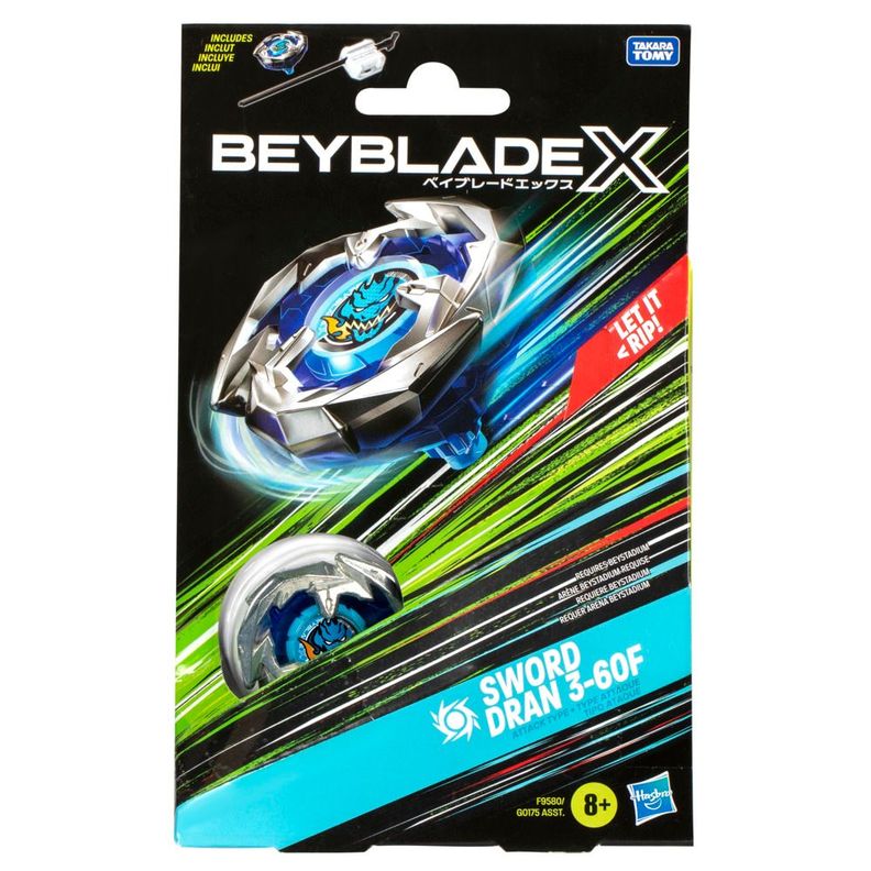 Trompo Beyblade X Kit Inicial Sword Dran 3-60F-0