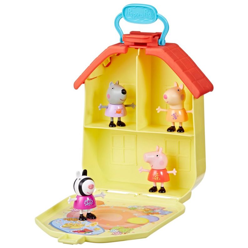 Muñeca Peppa Pig Casita de Fiesta Portátil-4
